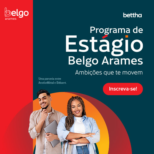 Banner Programa de Estágio da Belgo Arames + Bettha