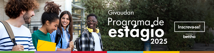 Banner Programa de Estágio Givaudan 2025 + Bettha