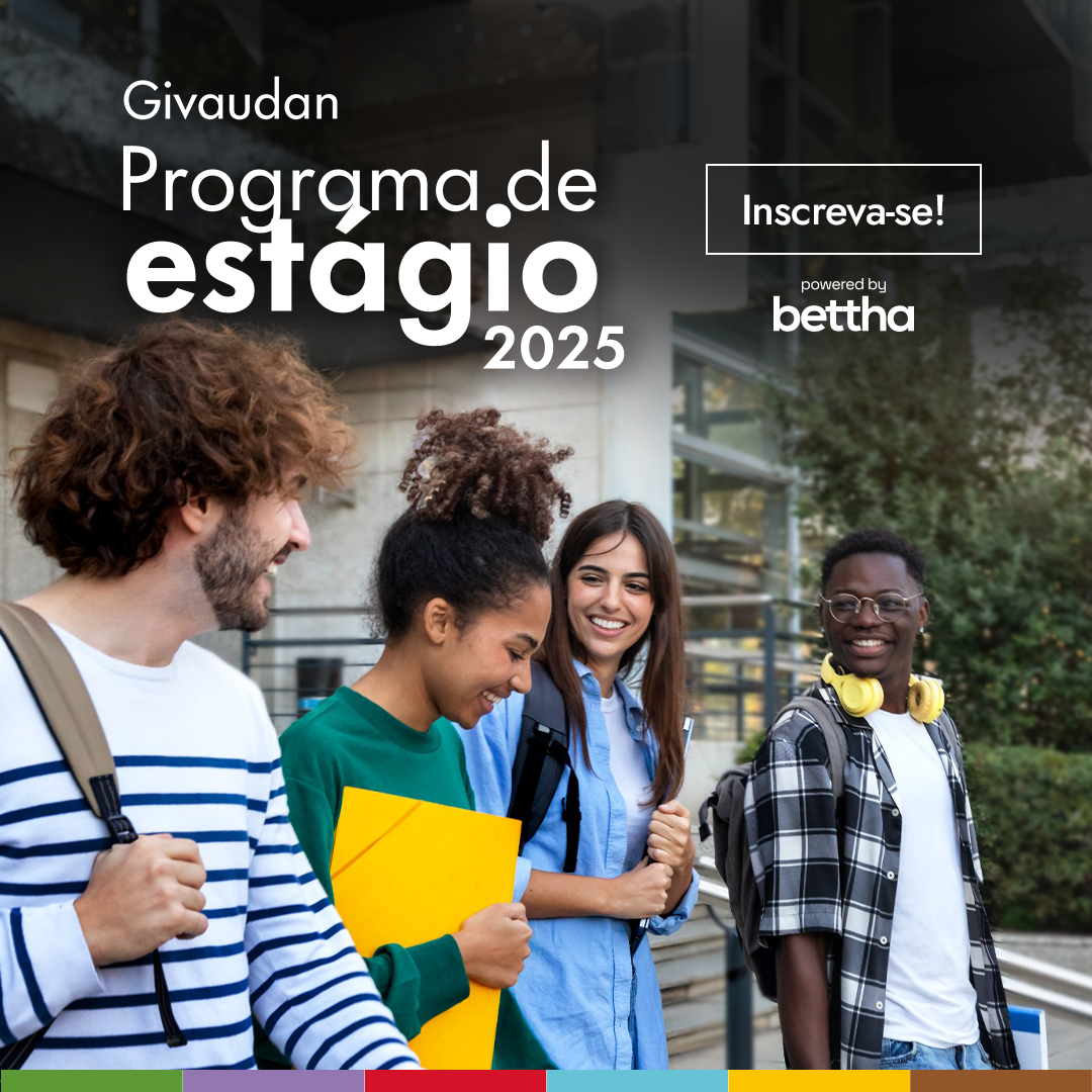 Banner Programa de Estágio Givaudan 2025 + Bettha